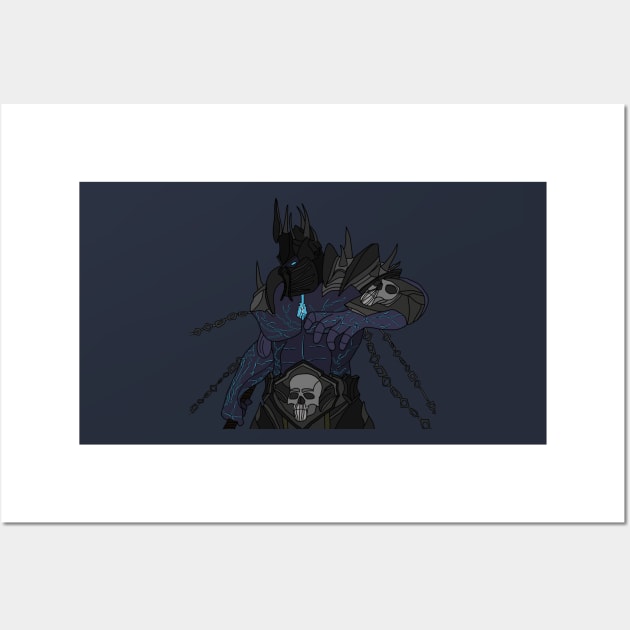 The Lich King | Defeated but not dead Wall Art by MrDoze